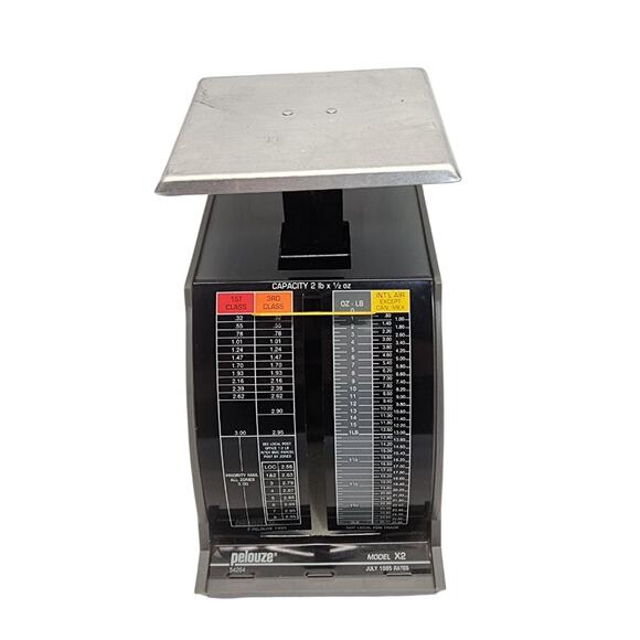 Vintage Jul. 1995 Pelouze First, Third Class & International Air Mail Rate Scale - Picture 1 of 8